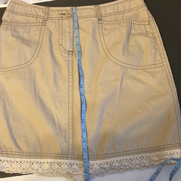 Faded Glory Tan Mini Skirt Size 10 - Picture 8 of 9